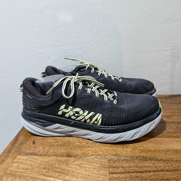 Hoka One One Bondi Run Shoes 1110530 BGBT Black Graphite Mens Size 14M Fast Ship